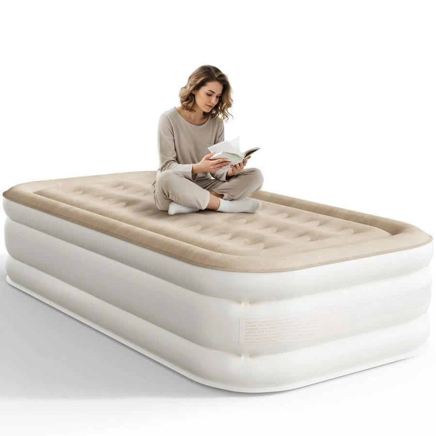 Air Mattress Twin with Builtin Pump 18, Comfortable SelfInflating Air Mattress with HighSpeed Pump, Durable Blow Up Mattress Twi
Air Mattress Twin with Builtin Pump 18, Comfortable SelfInflating Air Mattress with HighSpeed Pump, Durable Blow Up Mattress Twi