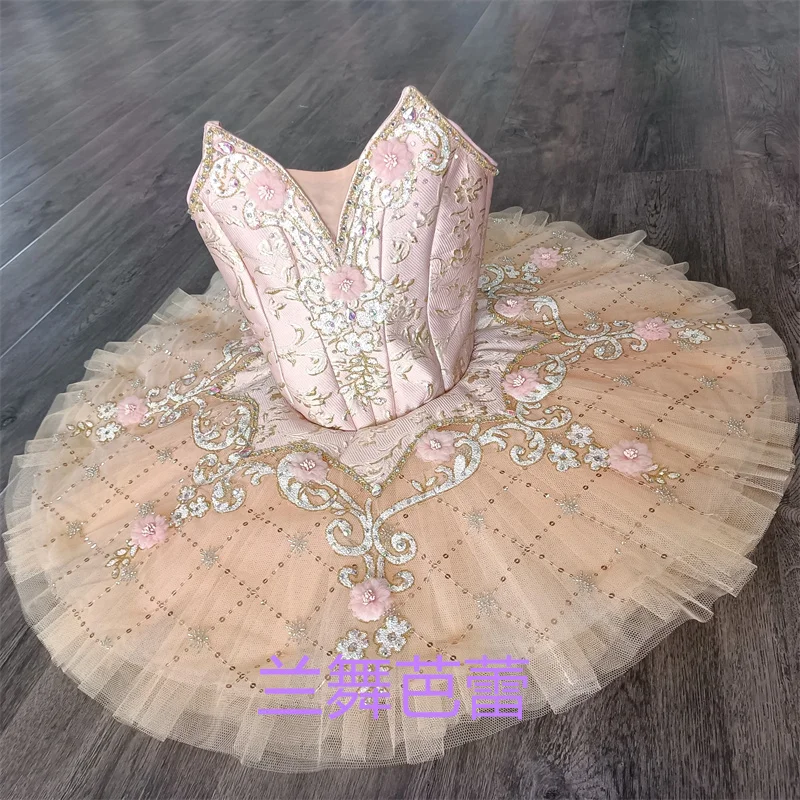 High Quality 12 Layers Custom Size Kids Girls Women Adult Performance Wear Competition Peach Professional Ballet Tutu Costumes
High Quality 12 Layers Custom Size Kids Girls Women Adult Performance Wear Competition Peach Professional Ballet Tutu Costumes
