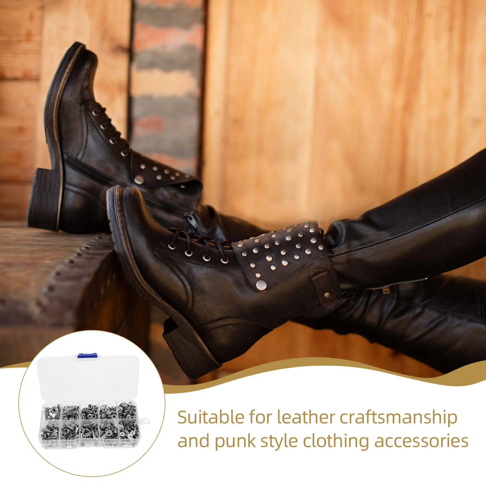 1 Set Alloy Cone Spikes Punk Studs Kit For Diy Clothing Shoes Accessories Decor Lightweight Spike Material Easy Install
1 Set Alloy Cone Spikes Punk Studs Kit For Diy Clothing Shoes Accessories Decor Lightweight Spike Material Easy Install