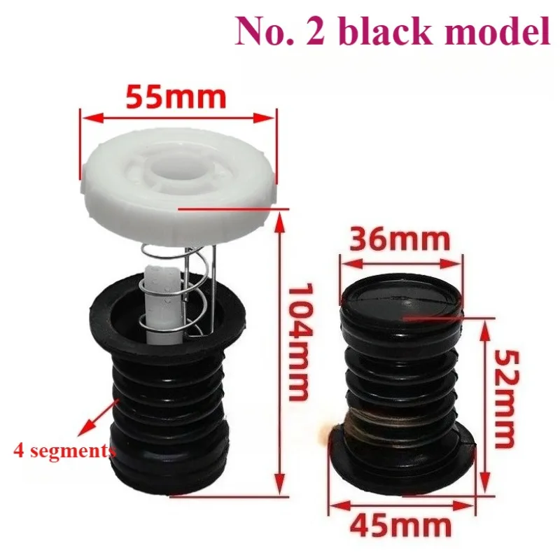 Old-fashioned semi-automatic washing machine sealed water plug, double barrel drain valve clogged spring, universal
Old-fashioned semi-automatic washing machine sealed water plug, double barrel drain valve clogged spring, universal