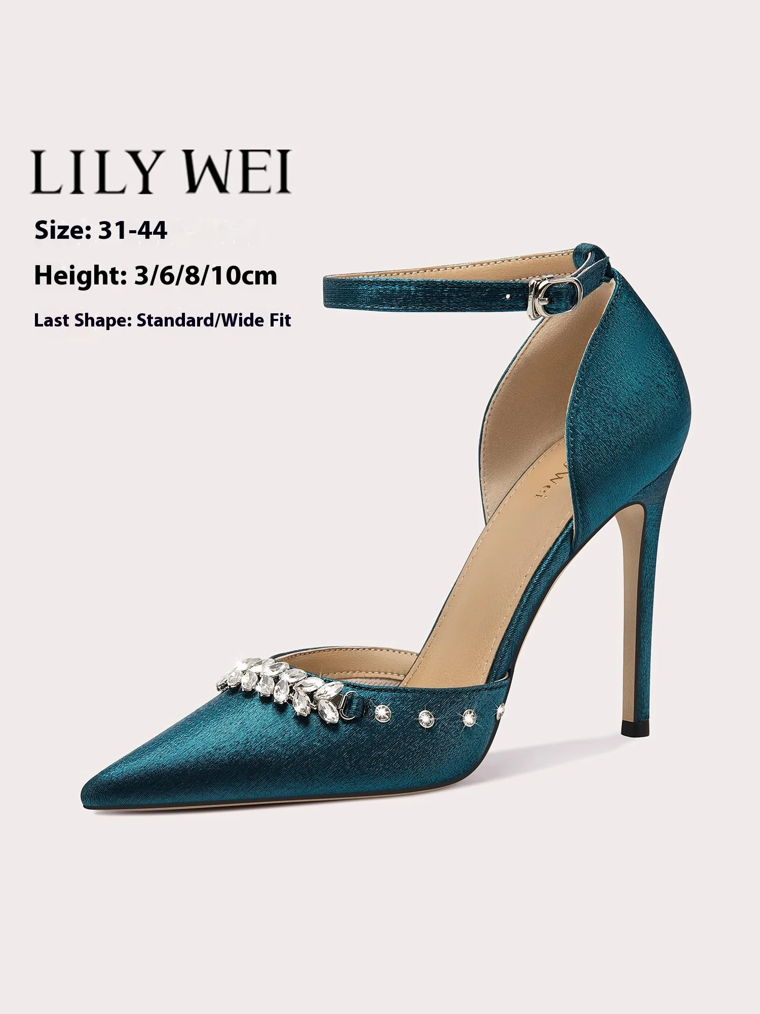 Тонкие босоножки на высоком каблуке, весенние остроконечные туфли из синей ткани со стразами и цепочкой, банкетные расширенные женские туфли большого размера, маленького размера 
Тонкие босоножки на высоком каблуке, весенние остроконечные туфли из синей ткани со стразами и цепочкой, банкетные расширенные женские туфли большого размера, маленького размера