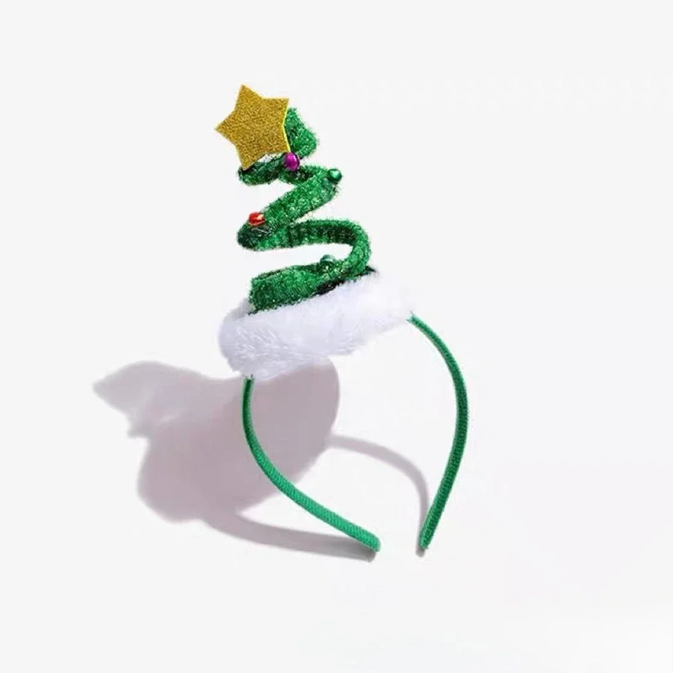 20pcs Party Holiday Festival Christmas Tree Spiral Headband Star Bell Decoration Hair Accessory for Children Adult
20pcs Party Holiday Festival Christmas Tree Spiral Headband Star Bell Decoration Hair Accessory for Children Adult