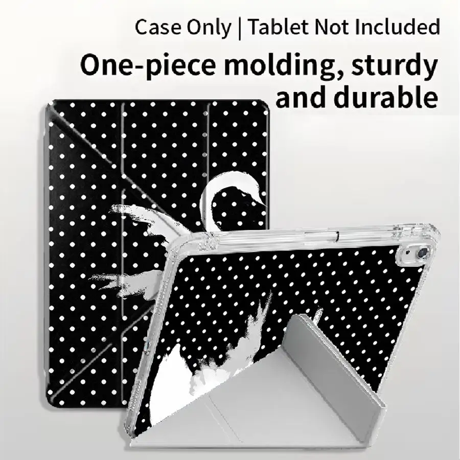 White Swan Polka Dot Tablet Case For iPad Pro 2025 Mini 6 7 Air 4 5 M3 M2 M4 11inch 11th 10th 9th 8th 7th 12.9inch Holder Cover
White Swan Polka Dot Tablet Case For iPad Pro 2025 Mini 6 7 Air 4 5 M3 M2 M4 11inch 11th 10th 9th 8th 7th 12.9inch Holder Cover