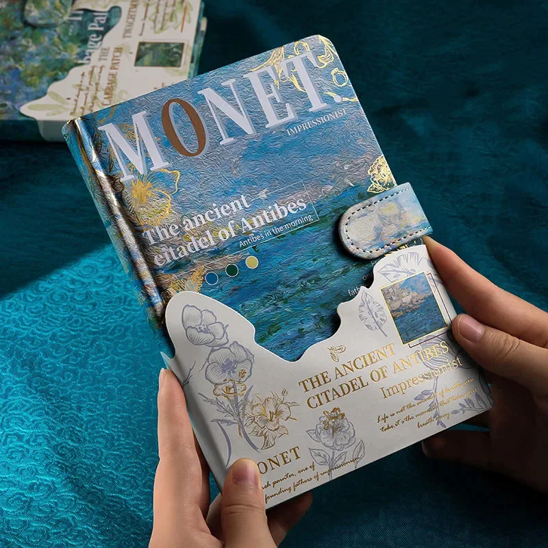1 book Beautiful Retro Notebook Classic Design Monet Oil Painting Color Page Illustration Hardcover Diary Student Notepad
1 book Beautiful Retro Notebook Classic Design Monet Oil Painting Color Page Illustration Hardcover Diary Student Notepad