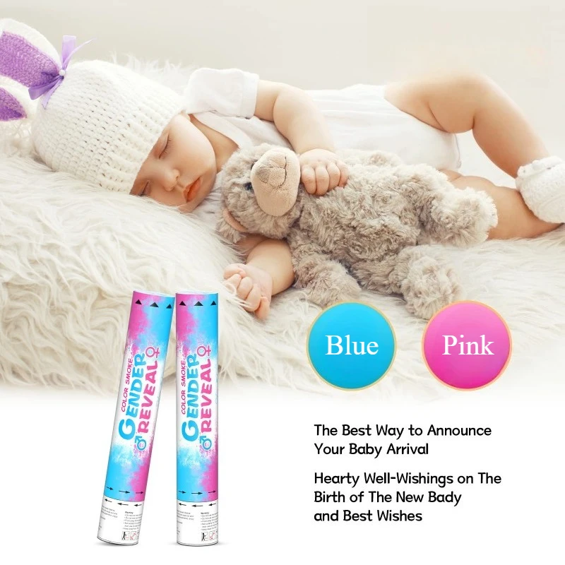 Pink Blue Powder Handheld Salute Firework Cannon Party Decoration Prop Gender Reveal Paper Birthday Wedding Supplies Celebration
Pink Blue Powder Handheld Salute Firework Cannon Party Decoration Prop Gender Reveal Paper Birthday Wedding Supplies Celebration