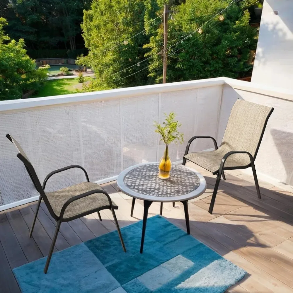 Patio Dining Chairs Set of 4, Outdoor High Stacking Chairs, Indoor/Outdoor Chairs Backyard Deck Garden Chairs, Restaurant
Patio Dining Chairs Set of 4, Outdoor High Stacking Chairs, Indoor/Outdoor Chairs Backyard Deck Garden Chairs, Restaurant