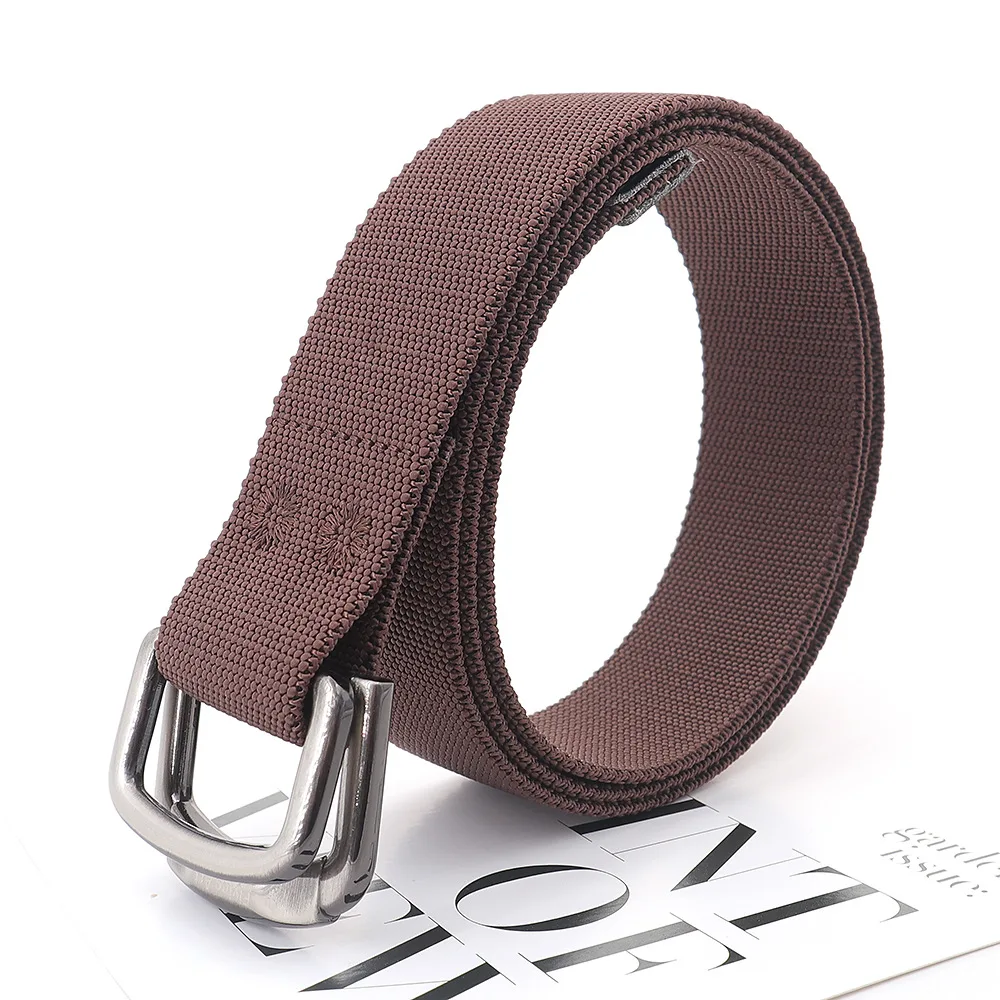 Fashion Men Belts Double Rings Metal Buckle Cowboy Jeans Accessories Street Leisure Elastic Band Waist Strap Unisex Cinto 125cm
Fashion Men Belts Double Rings Metal Buckle Cowboy Jeans Accessories Street Leisure Elastic Band Waist Strap Unisex Cinto 125cm