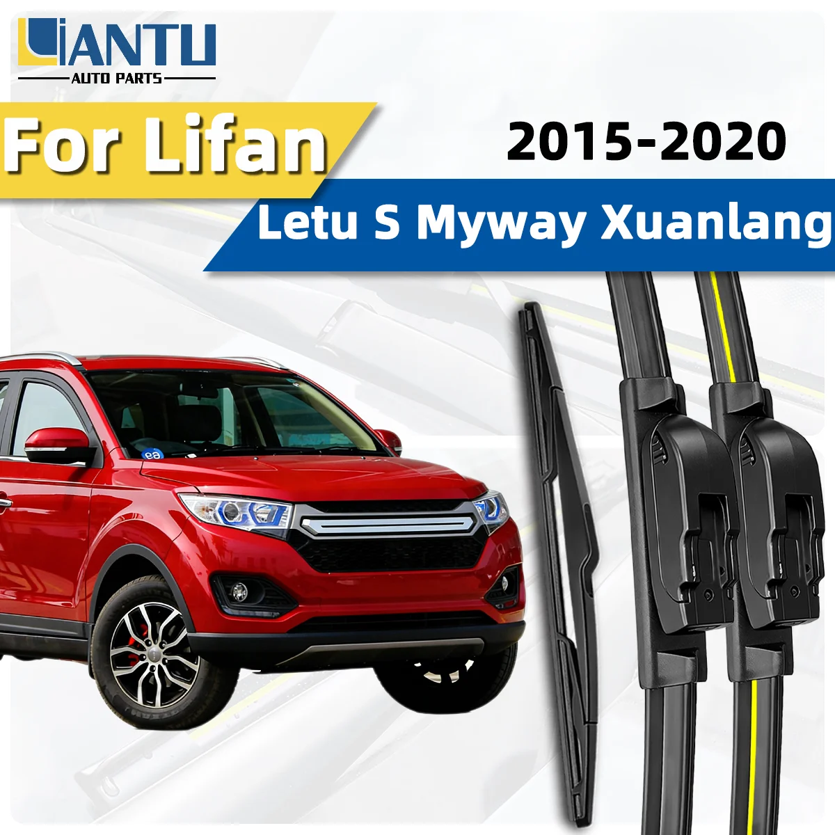 3PCS Front And Rear Wiper Kit Fit For Lifan Letu S Myway Xuanlang 2015-2020 Windshield Wiper Silent Wiper Car Accessories
3PCS Front And Rear Wiper Kit Fit For Lifan Letu S Myway Xuanlang 2015-2020 Windshield Wiper Silent Wiper Car Accessories