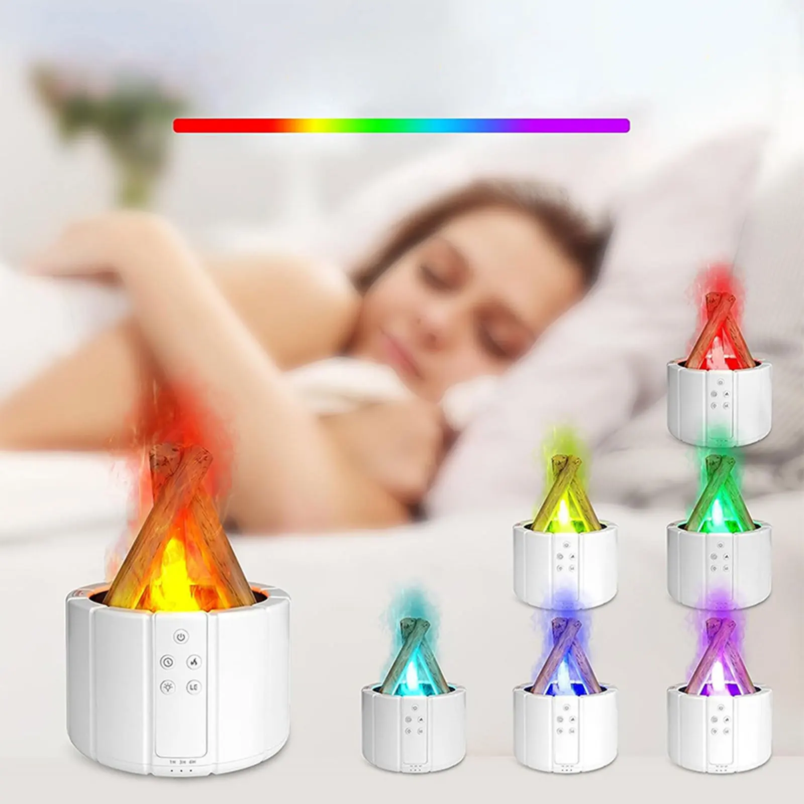 Portable Flame Humidifier 7 color Simulation Flame 250ml Noiseless Essential Oil Diffuser Humidifier for Living Room Home
Portable Flame Humidifier 7 color Simulation Flame 250ml Noiseless Essential Oil Diffuser Humidifier for Living Room Home