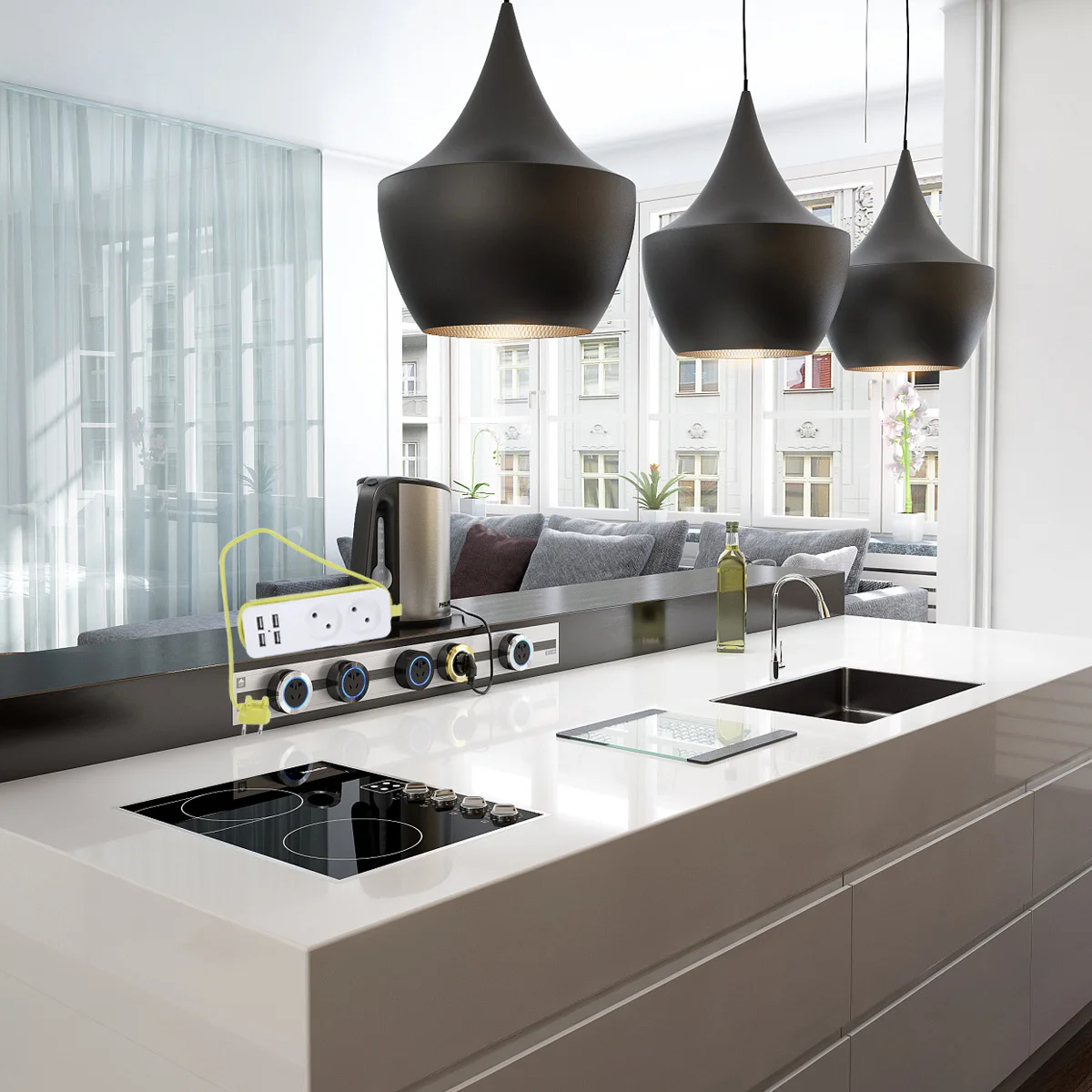 4Pcs European Standard Multifunctional Socket Wide Voltage Smart Charging USB Port Home Office Store Socket Charging Adapter
4Pcs European Standard Multifunctional Socket Wide Voltage Smart Charging USB Port Home Office Store Socket Charging Adapter