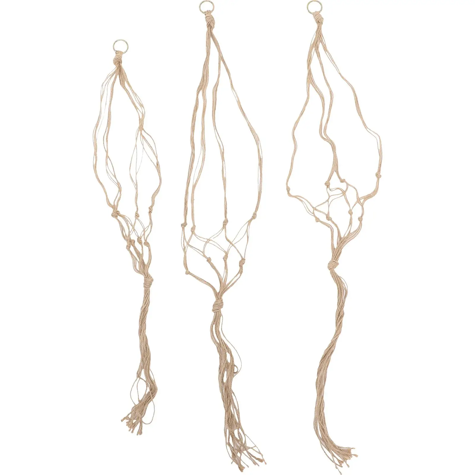 3 Pcs Hanging Flower Pot Net Cotton Rope Plant Hanger Woven Macrame Vase Bracket Balcony Garden Decor
3 Pcs Hanging Flower Pot Net Cotton Rope Plant Hanger Woven Macrame Vase Bracket Balcony Garden Decor