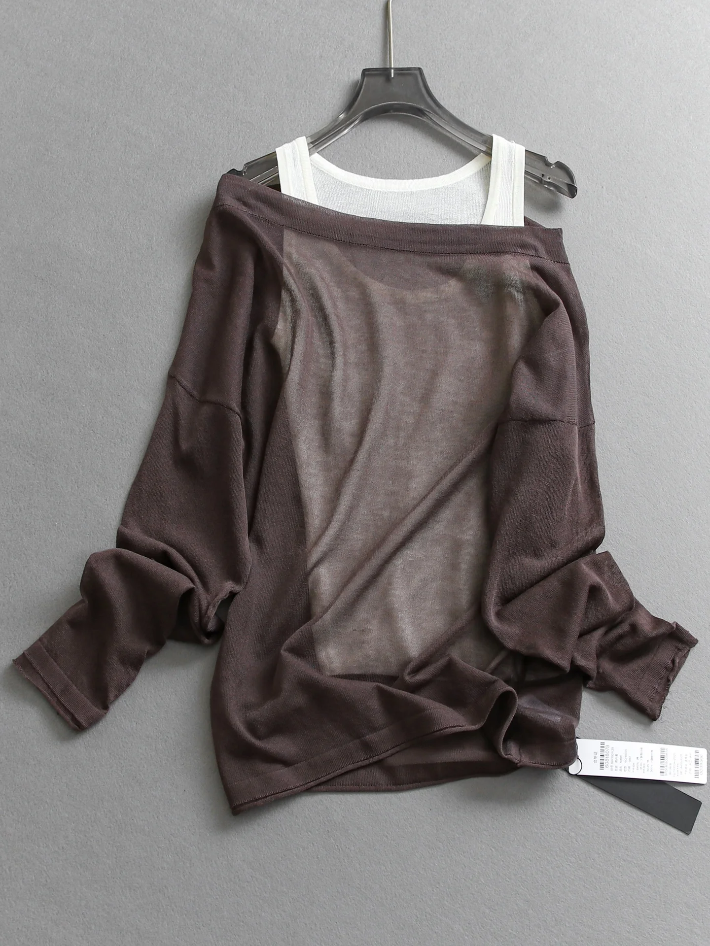 Loose Long Sleeve Knitted Sweater One Shoulder Style Women's Spring New Arrival Two Piece Set Color Block Design Breathable
Loose Long Sleeve Knitted Sweater One Shoulder Style Women's Spring New Arrival Two Piece Set Color Block Design Breathable