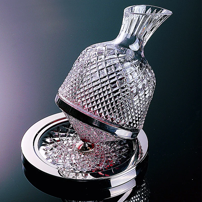 European High-end Crystal Cup Decanter Set Household Red Wine Cup Rotating Decanter Luxury and High-end Business Wine Decanter
European High-end Crystal Cup Decanter Set Household Red Wine Cup Rotating Decanter Luxury and High-end Business Wine Decanter