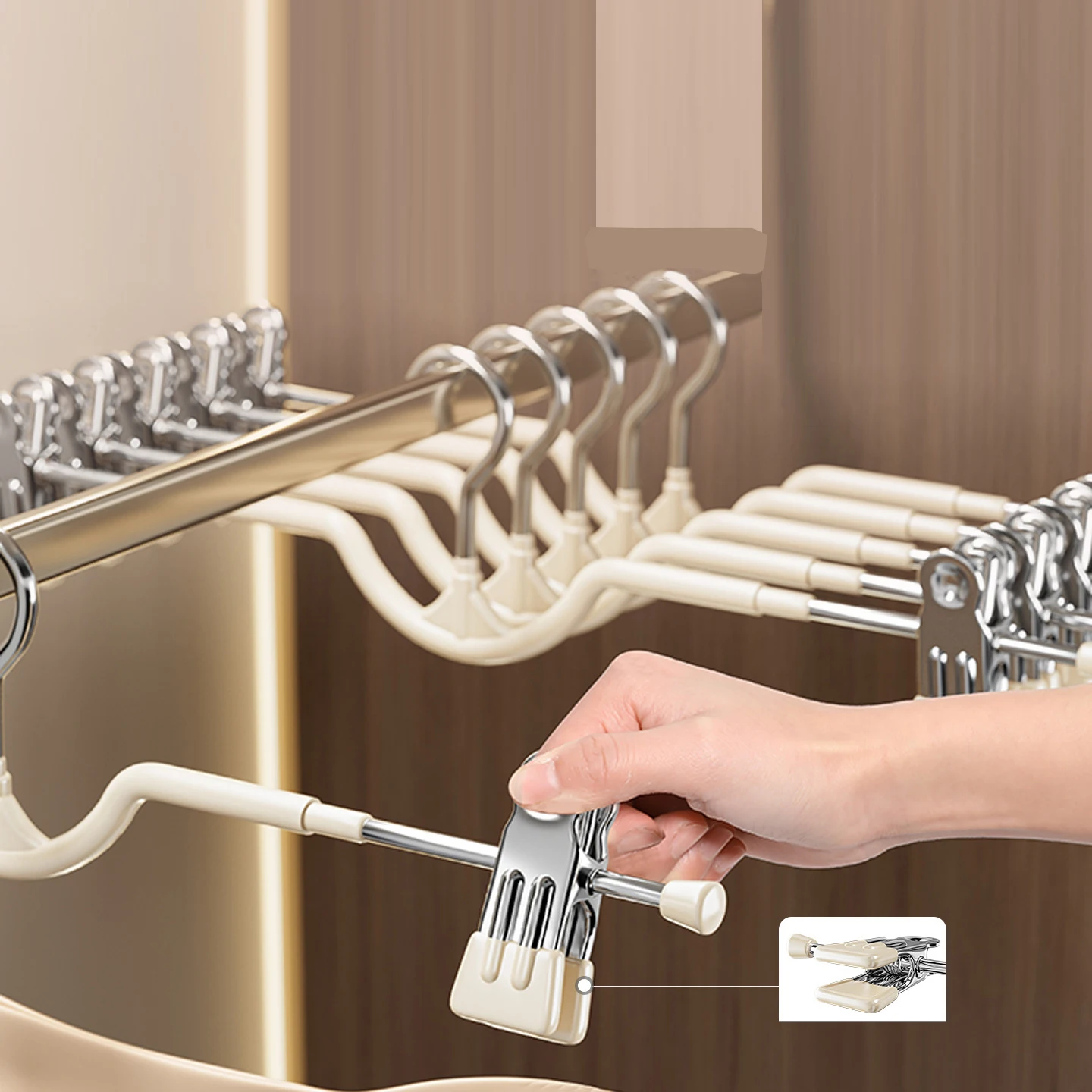 10pc Metal Pants Racks Wind Proof Multi-purpose Skirt Racks for Clothes Drying Trousers Wardrobe Clip Anti-slip Clothes Hanger
10pc Metal Pants Racks Wind Proof Multi-purpose Skirt Racks for Clothes Drying Trousers Wardrobe Clip Anti-slip Clothes Hanger