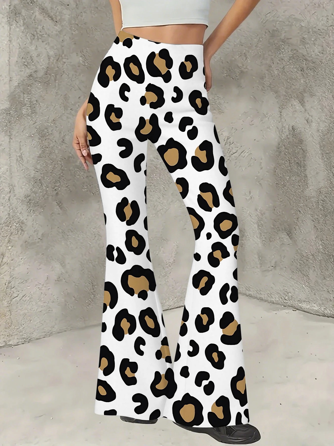 Women's Boho Printed Flare Pants Vintage Knit High Waist Wide Leg Trousers
Women's Boho Printed Flare Pants Vintage Knit High Waist Wide Leg Trousers