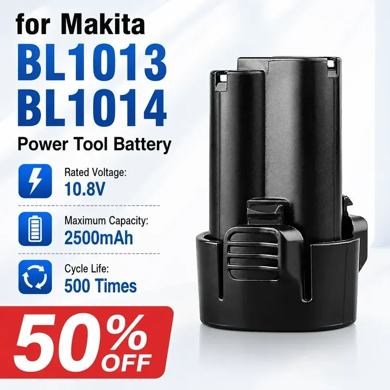 Battery for Makita 10.8V Power Tools Compatible with Makita BL1013 BL1014 Cordless Drill Batteries
Battery for Makita 10.8V Power Tools Compatible with Makita BL1013 BL1014 Cordless Drill Batteries