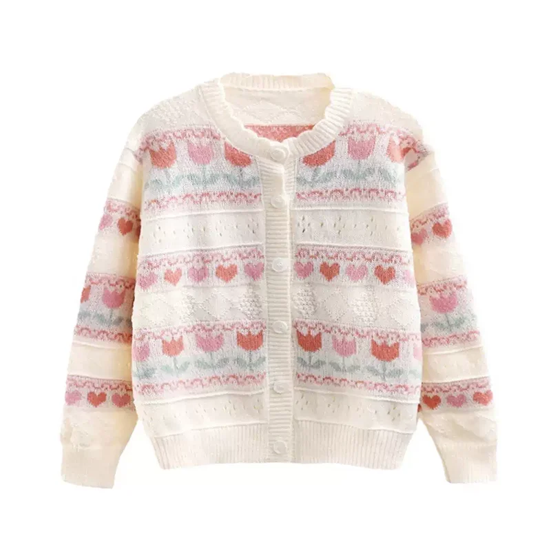 Women's Beige Striped Round Neck Long Sleeved Cardigan Sweater Y2K Korean Version Cute High Street College Retro Warm Sweater
Women's Beige Striped Round Neck Long Sleeved Cardigan Sweater Y2K Korean Version Cute High Street College Retro Warm Sweater