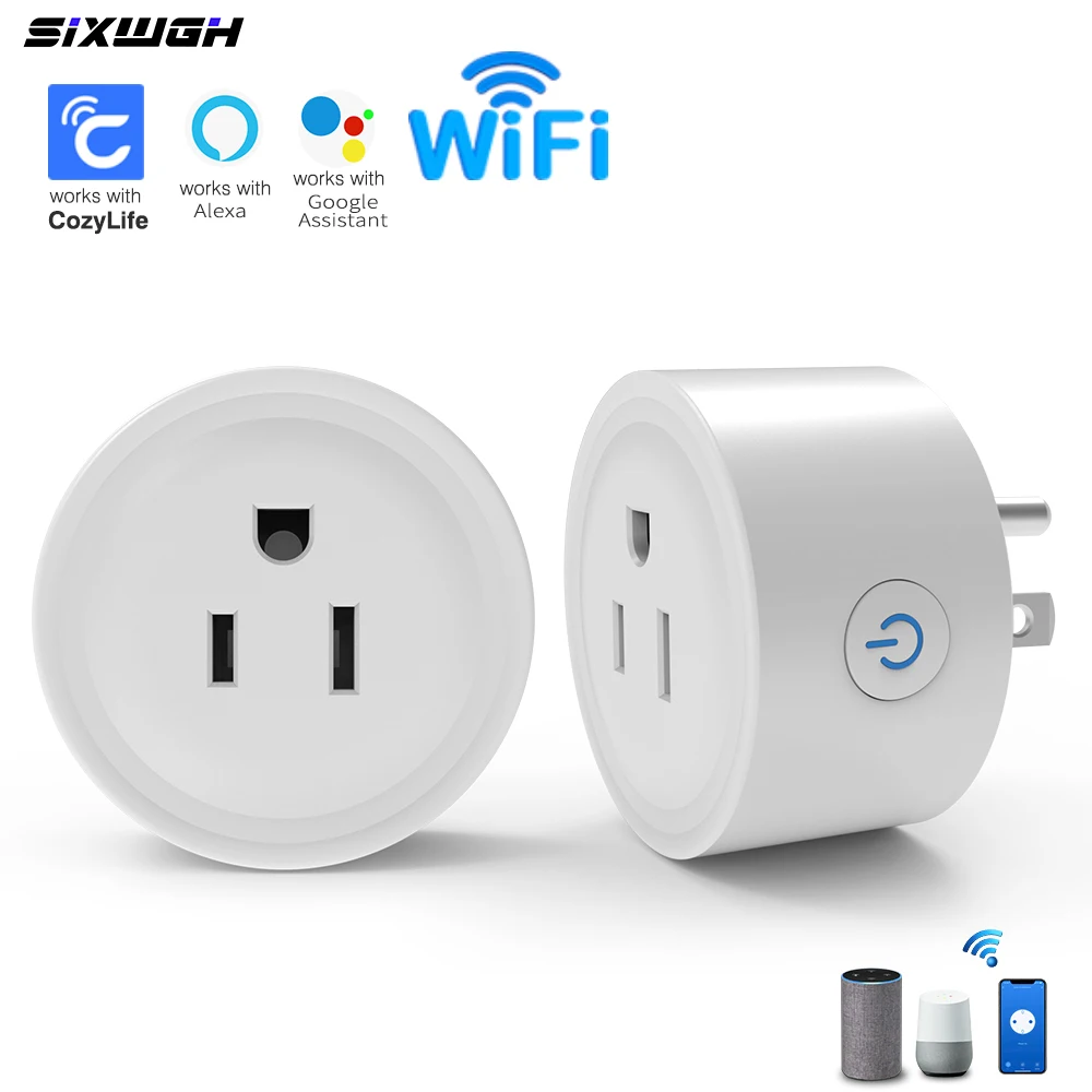 US WiFi Smart Plug Smart Outlet with Timer And Scene Linkage Voice Control Compatible with Alexa And Google Home, CozyLife APP
US WiFi Smart Plug Smart Outlet with Timer And Scene Linkage Voice Control Compatible with Alexa And Google Home, CozyLife APP