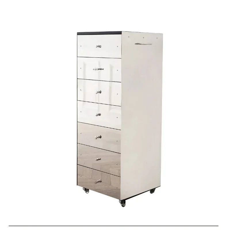 Mirror Stainless Steel High Cabinet Jewelry Cabinet Simple Modern Chest of Drawers
Mirror Stainless Steel High Cabinet Jewelry Cabinet Simple Modern Chest of Drawers