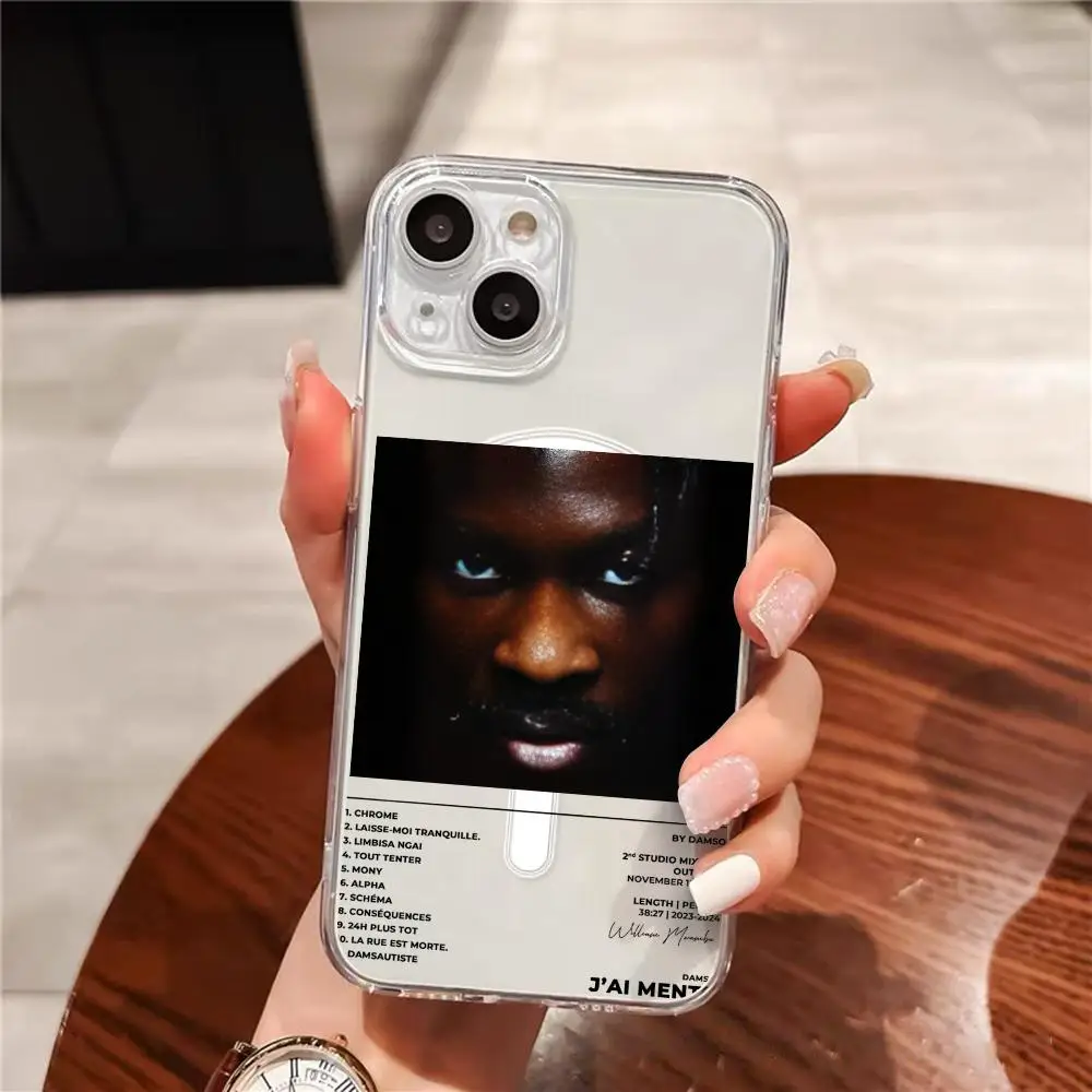 Rapper D-Damso Phone Case For iPhone 17 16 15 14 13 12 Pro Max Plus Magnetic Clear Case Slim Wireless Charging
Rapper D-Damso Phone Case For iPhone 17 16 15 14 13 12 Pro Max Plus Magnetic Clear Case Slim Wireless Charging