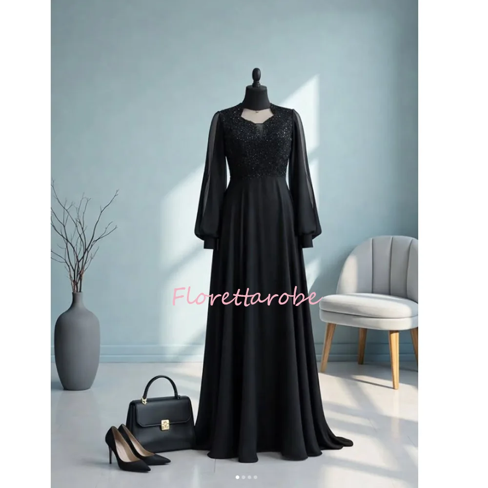 Customized A-Line Beads Mother of the Bride Dresses Floor-Length Full Sleeve Wedding Guest Gowns Fashion Draped Party Gown
Customized A-Line Beads Mother of the Bride Dresses Floor-Length Full Sleeve Wedding Guest Gowns Fashion Draped Party Gown