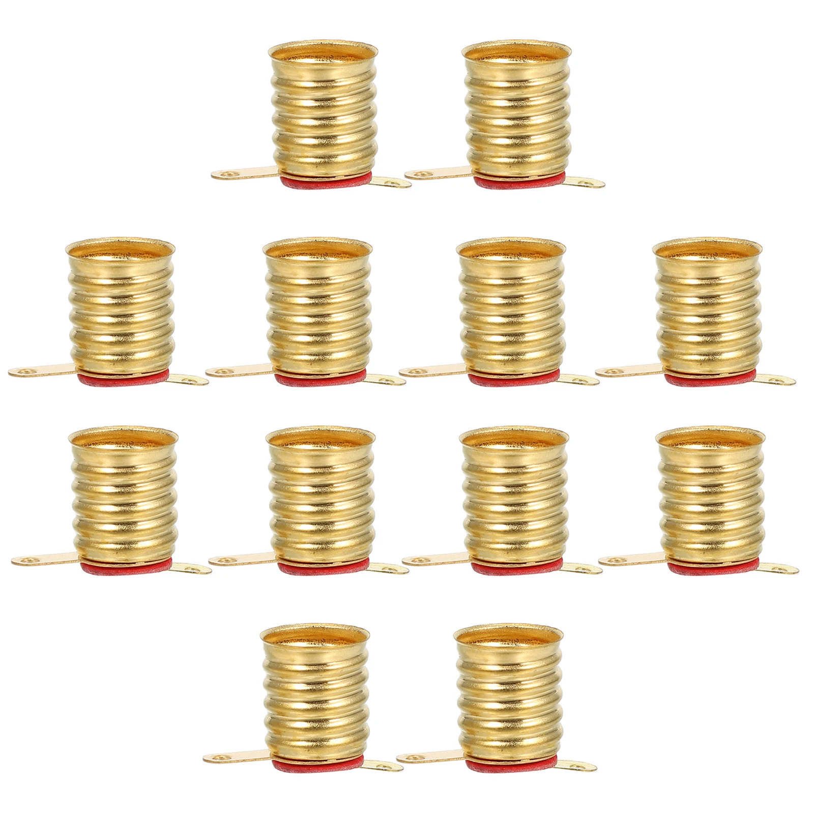 20pcs Lamp Holder Mini LED Bulb Sockets Soft Bracket Golden Light DIY Accessories Small BulbBracket Screw Base Holder
20pcs Lamp Holder Mini LED Bulb Sockets Soft Bracket Golden Light DIY Accessories Small BulbBracket Screw Base Holder