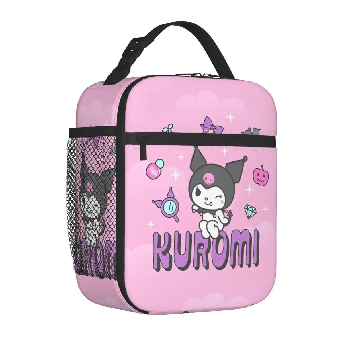 Cute Cartoon Insulated Lunch Bag Portable Kawaii Kuromi Reusable Thermal Bag Tote Lunch Box School Picnic Food Storage Bags
Cute Cartoon Insulated Lunch Bag Portable Kawaii Kuromi Reusable Thermal Bag Tote Lunch Box School Picnic Food Storage Bags