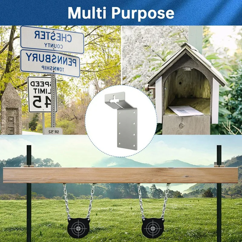 3Inch (Vertical) T Post Mounting Bracket Mounting T Post Bracket For Signs, Plywood Install 12Piece
3Inch (Vertical) T Post Mounting Bracket Mounting T Post Bracket For Signs, Plywood Install 12Piece