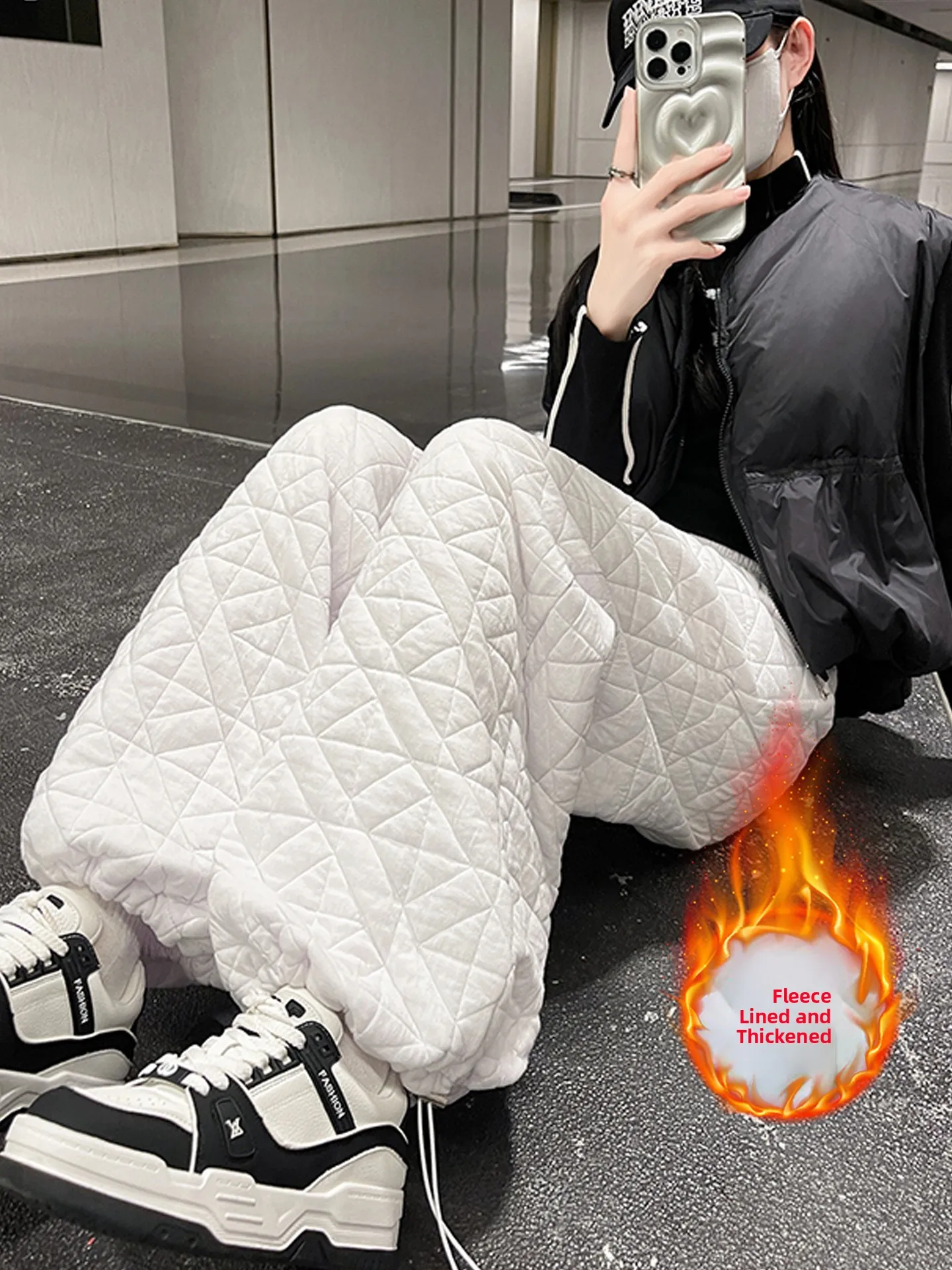 Women's Winter Wide Leg Pants Draping down Jacket Filled Cotton Thermal Straight Ski Trousers Polyester Fiber Commute Style
Women's Winter Wide Leg Pants Draping down Jacket Filled Cotton Thermal Straight Ski Trousers Polyester Fiber Commute Style