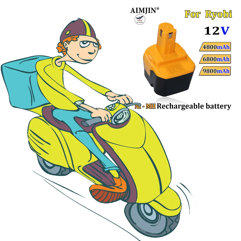 4800mAh 6800mAh 9800mAh for Ryobi 12V Power tool Battery Replacement B-8286 BPT1025 RY-1204 1400143 1400652 1400670 440000
4800mAh 6800mAh 9800mAh for Ryobi 12V Power tool Battery Replacement B-8286 BPT1025 RY-1204 1400143 1400652 1400670 440000