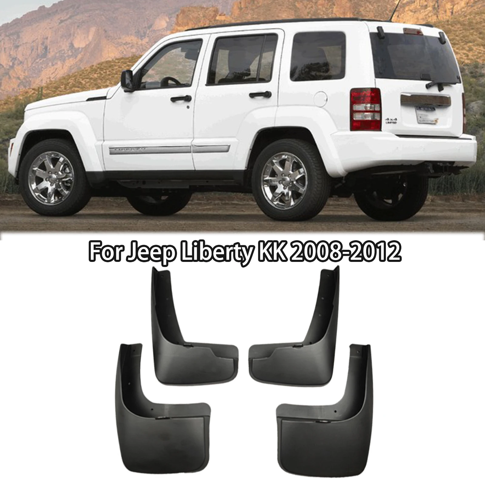 For Jeep Liberty KK 2008 2009 2010 2011 2012 4 Pcs MudFlaps Mudguards Fender Car Splash Guards Front Rear Wheel Fender Flare
For Jeep Liberty KK 2008 2009 2010 2011 2012 4 Pcs MudFlaps Mudguards Fender Car Splash Guards Front Rear Wheel Fender Flare
