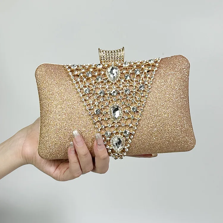 Elegant Diamond Embedded Evening Bag Crossbody Handbag Women's High End Water Diamond Ball Gown Party Bag Fashionable Casual
Elegant Diamond Embedded Evening Bag Crossbody Handbag Women's High End Water Diamond Ball Gown Party Bag Fashionable Casual