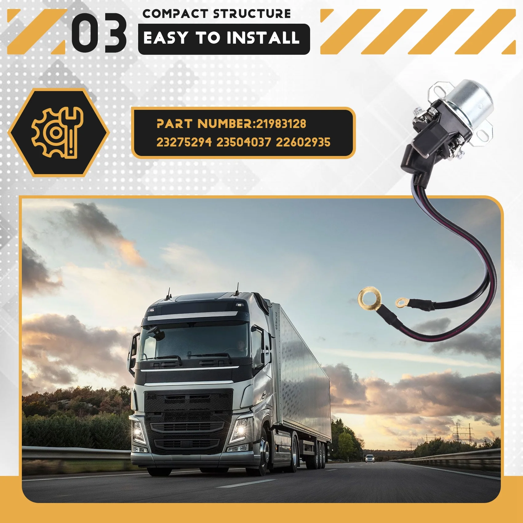 Ведущее реле стартера для грузовиков Volvo VOE 21983128 23275294 23504037 22602935, запасные части для реле
Ведущее реле стартера для грузовиков Volvo VOE 21983128 23275294 23504037 22602935, запасные части для реле