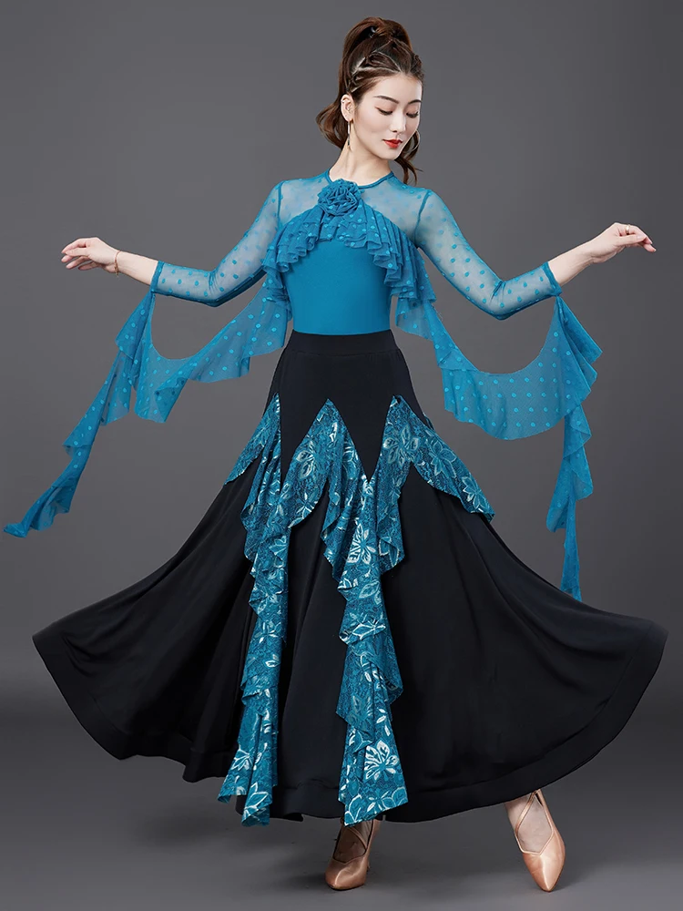 Modern Dance Skirt 2026 New National Standard Waltz Interpersonal Dance Practice Top Large Swing Skirt 5236 /6056
Modern Dance Skirt 2026 New National Standard Waltz Interpersonal Dance Practice Top Large Swing Skirt 5236 /6056
