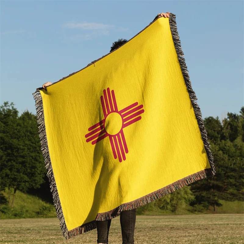 Gaslight Gatekeep Girlboss New Mexico United States of America Jacquard Fringed Woven Throw Blanket
Gaslight Gatekeep Girlboss New Mexico United States of America Jacquard Fringed Woven Throw Blanket