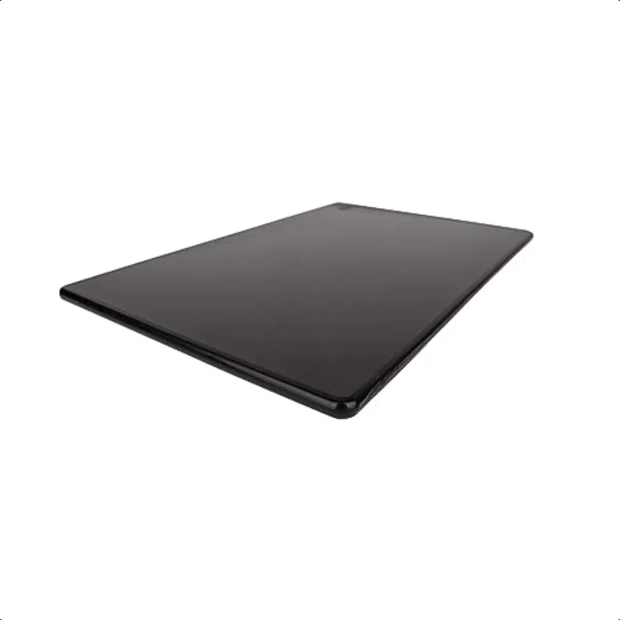 Black Plastic Cutting Board 18 x 12 x.5 Inch Large Durable HDPE and NSF Stamped for Commercial Food Service Kitchens
Black Plastic Cutting Board 18 x 12 x.5 Inch Large Durable HDPE and NSF Stamped for Commercial Food Service Kitchens