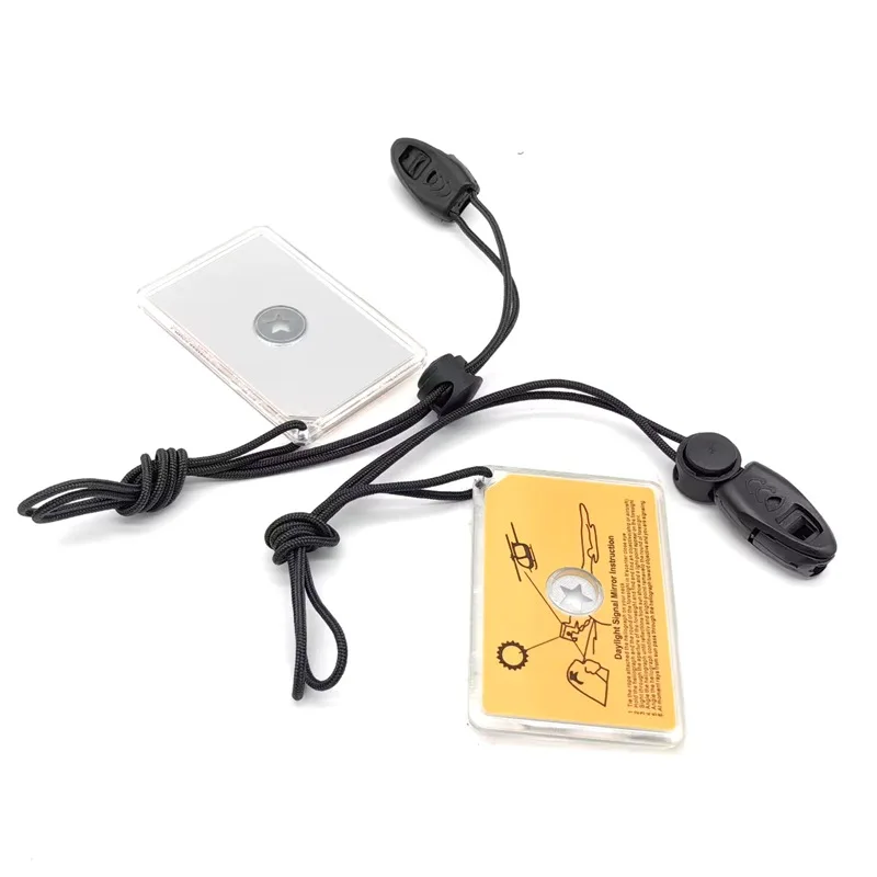 Outdoor Survival Signal Mirror, Acrylic Reflector Mirror with Lanyard, Multifunctional Emergency Safety Tool
Outdoor Survival Signal Mirror, Acrylic Reflector Mirror with Lanyard, Multifunctional Emergency Safety Tool