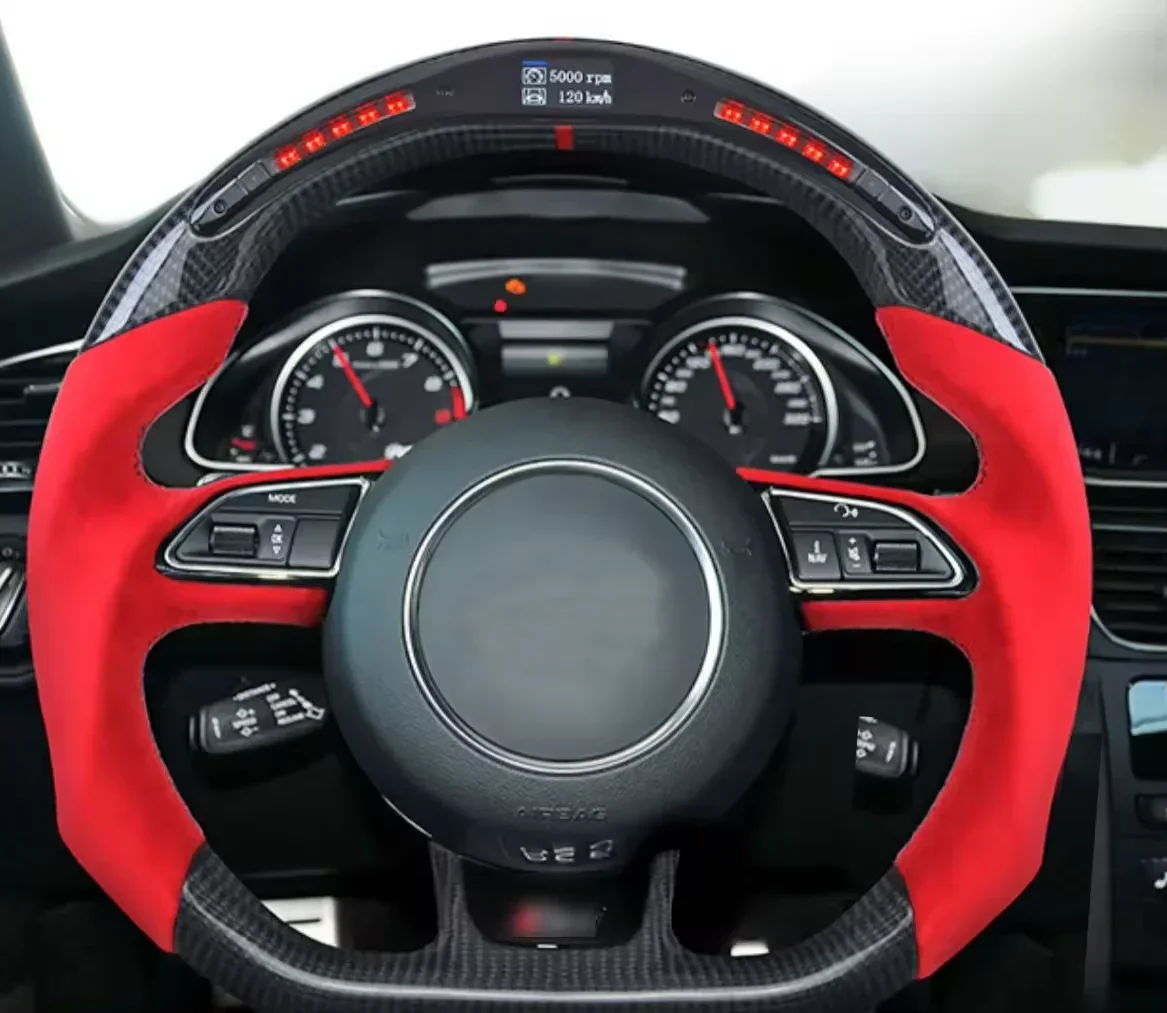 2025 для A4 A5 A6 A7 S3 S4 S5 RS3 RS4 RS5 TT Углеродное волокно светодиодный спортивный автомобильный руль Модернизация обновления для спортивного колеса
2025 для A4 A5 A6 A7 S3 S4 S5 RS3 RS4 RS5 TT Углеродное волокно светодиодный спортивный автомобильный руль Модернизация обновления для спортивного колеса