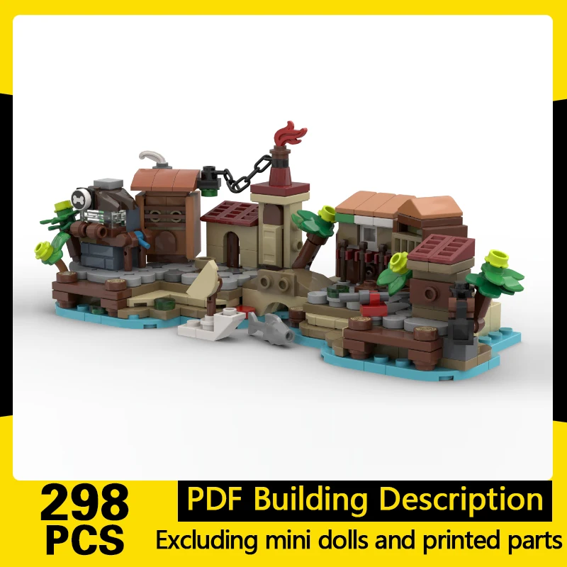 Medieval Castle Model MOC Building Bricks Pirate Harbour Town Modular Technology Gifts Holiday Assemble Children Toys Suit
Medieval Castle Model MOC Building Bricks Pirate Harbour Town Modular Technology Gifts Holiday Assemble Children Toys Suit