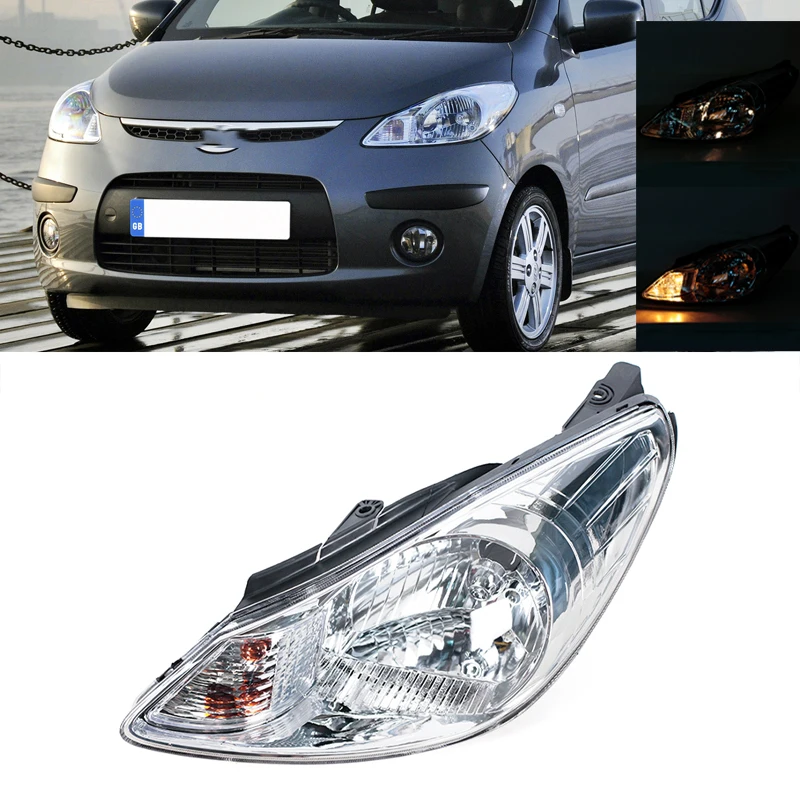 Car Front Bumper Car Light Headlight Signal Lamp Head Light For Hyundai I10 2007 2008 2009 2010 2011 92101-0X010 92102-0X010
Car Front Bumper Car Light Headlight Signal Lamp Head Light For Hyundai I10 2007 2008 2009 2010 2011 92101-0X010 92102-0X010
