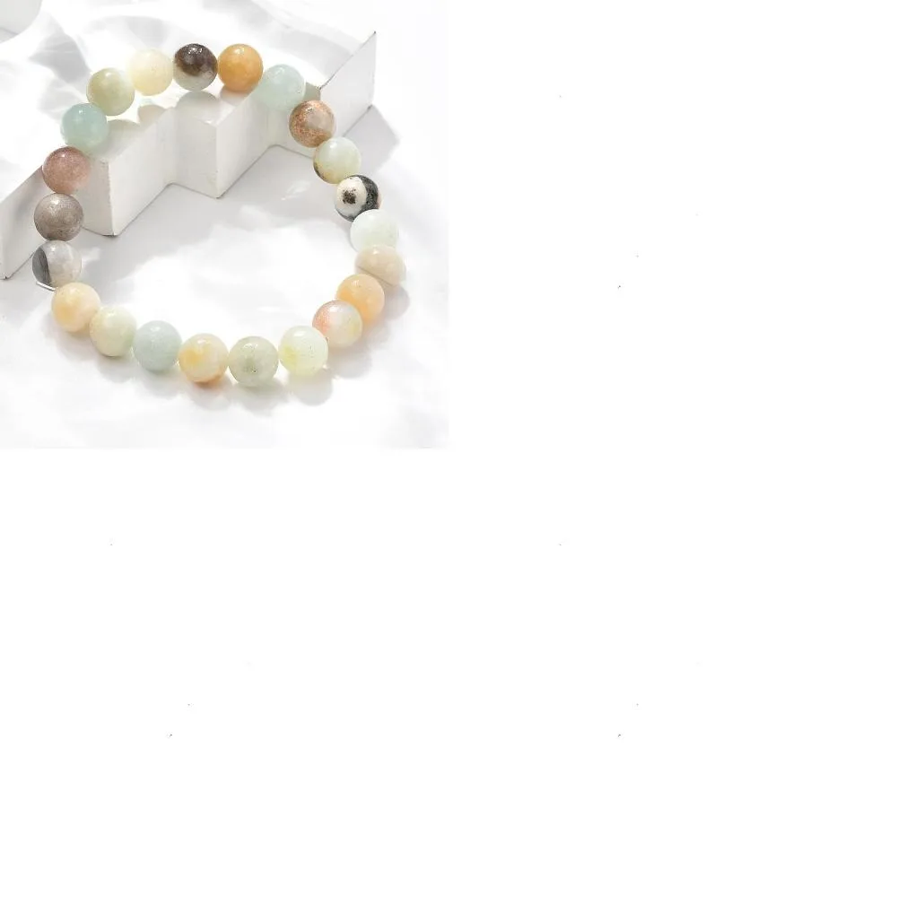 Flower Amazonite Beads Stretch Bracelets Round 2 inch~2-1/8 inch(5.2~5.5cm) Beads: 8~9mm
Flower Amazonite Beads Stretch Bracelets Round 2 inch~2-1/8 inch(5.2~5.5cm) Beads: 8~9mm