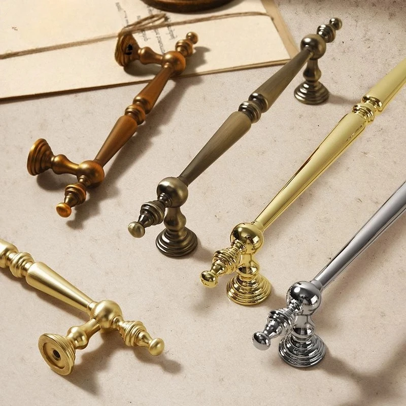 New Chinese Cabinet Door Handles Gold Sliver Bronze Retro Wardrobe Kitchen Drawer Antique European Simple Furniture Handle
New Chinese Cabinet Door Handles Gold Sliver Bronze Retro Wardrobe Kitchen Drawer Antique European Simple Furniture Handle