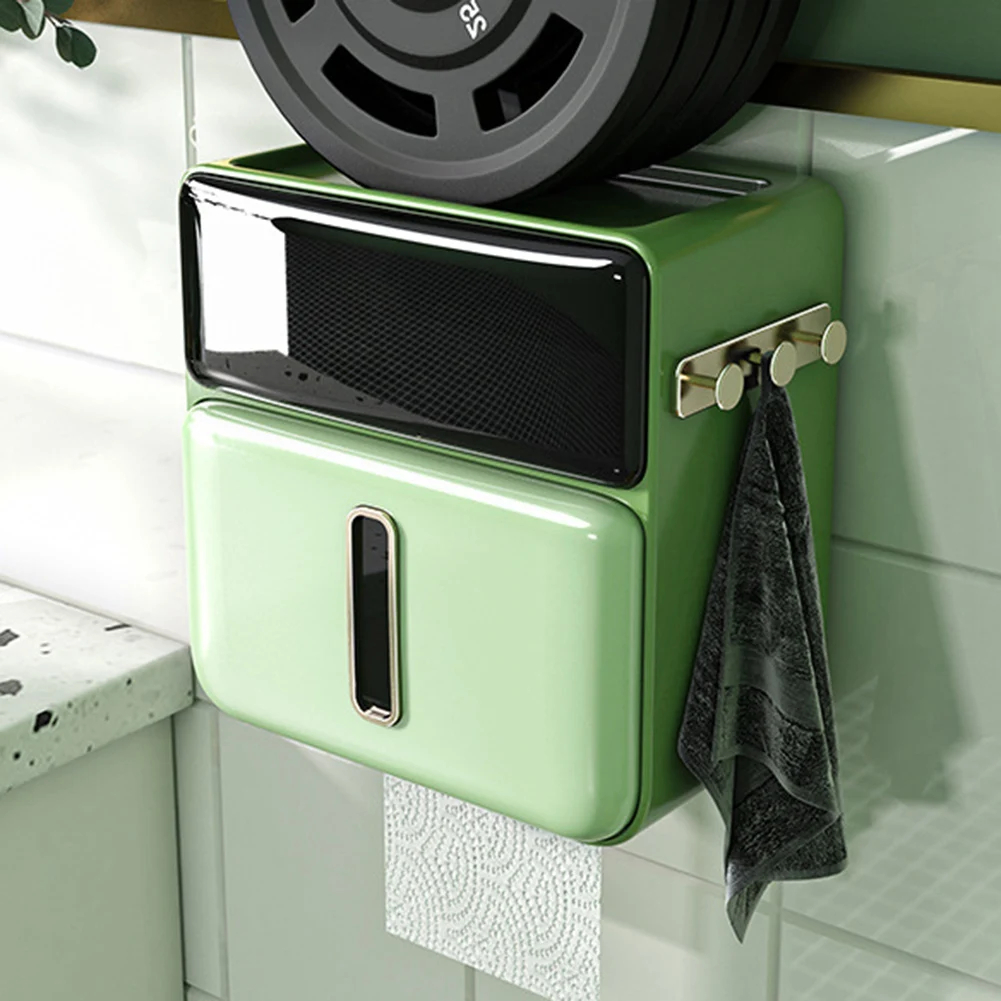 ABHU Waterproof Toilet Paper Holder Wall Mounted Toilet Paper Tray Roll Paper Tube Storage Box Tray Tissue Box Shelf
ABHU Waterproof Toilet Paper Holder Wall Mounted Toilet Paper Tray Roll Paper Tube Storage Box Tray Tissue Box Shelf