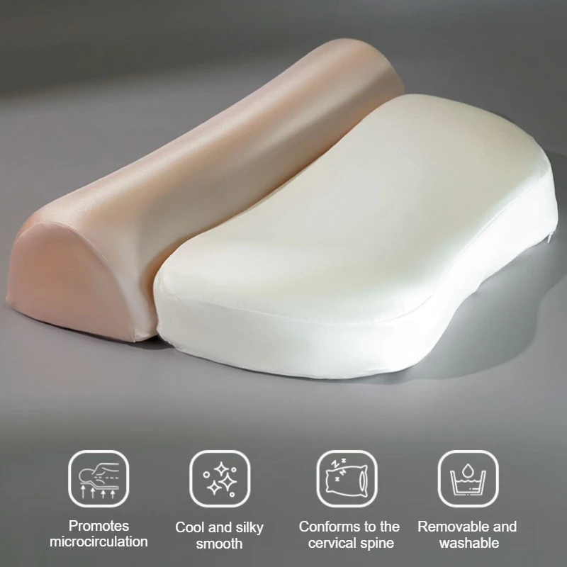 Contour Memory Foam Pillow Cervical Neck Pillow for Neck Pain Relief Ergonomic Memory Foam Neck Pillow for Side and Back Sleeper
Contour Memory Foam Pillow Cervical Neck Pillow for Neck Pain Relief Ergonomic Memory Foam Neck Pillow for Side and Back Sleeper