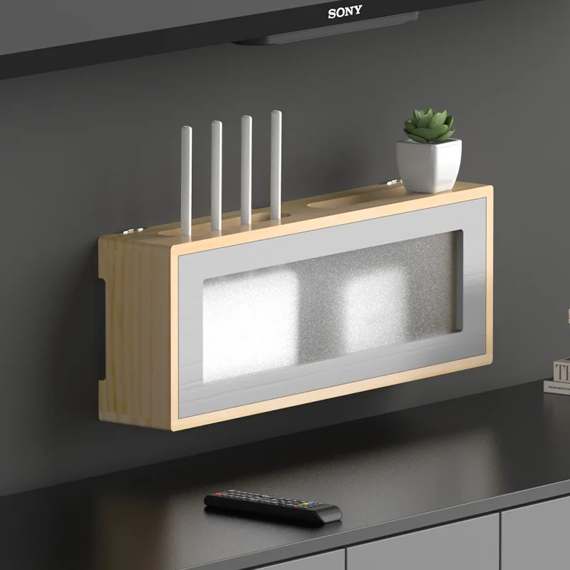 Home WiFi Router Storage Box Wall Mounted Light Luxury Wall Mounted Storage Box Living Room No Punching Decorative Box
Home WiFi Router Storage Box Wall Mounted Light Luxury Wall Mounted Storage Box Living Room No Punching Decorative Box