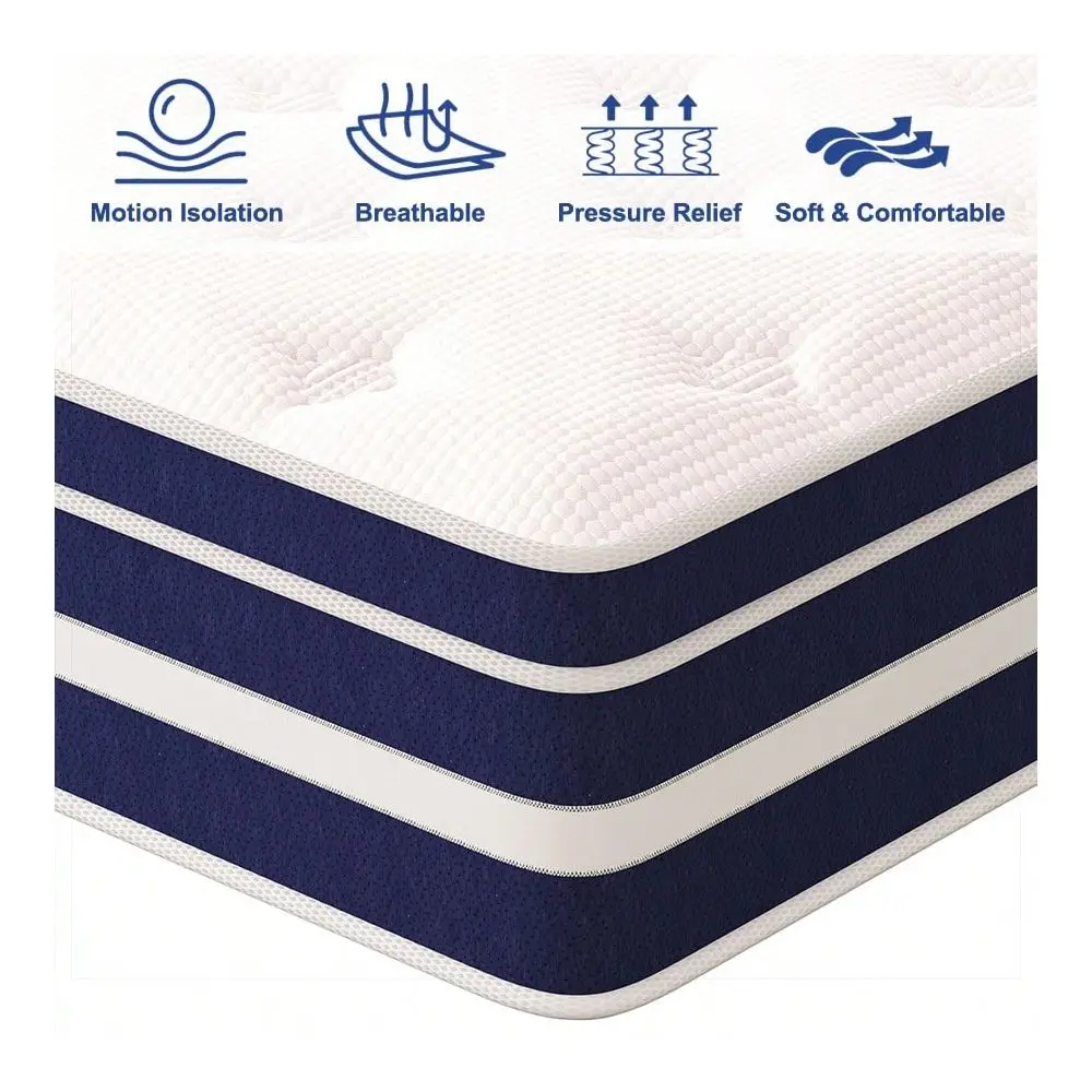 King Queen Full Twin Size Mattress,Memory Foam And Innerspring Hybrid Mattresses Bed In A Box,Cama Queen,MediumNot Too Plush Or
King Queen Full Twin Size Mattress,Memory Foam And Innerspring Hybrid Mattresses Bed In A Box,Cama Queen,MediumNot Too Plush Or
