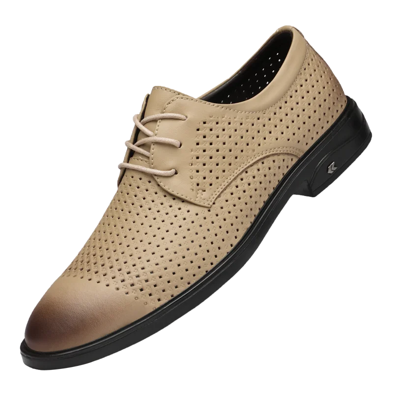 Men's Summer Breathable Hollow out Large Size Soft Leather Business Formal Shoes Casual Slip-On Loafers Comfortable Footbed
Men's Summer Breathable Hollow out Large Size Soft Leather Business Formal Shoes Casual Slip-On Loafers Comfortable Footbed