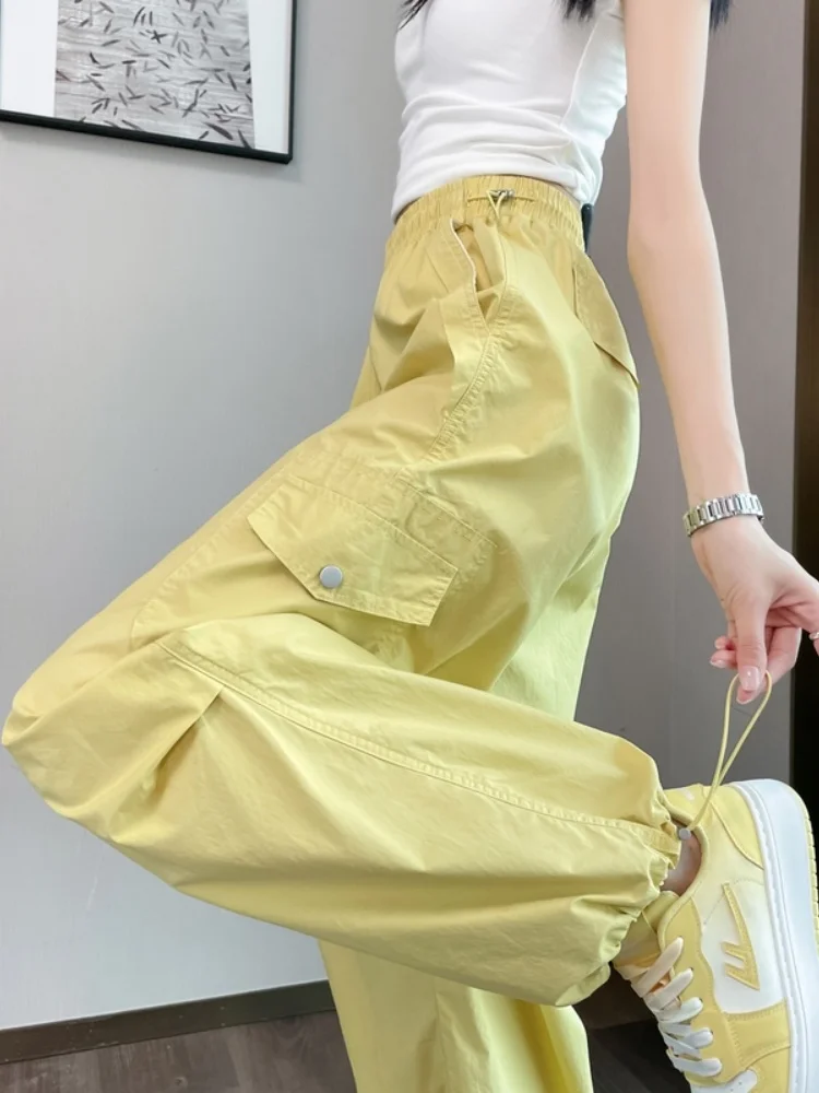 Quick Dry Work Trousers Women's Spring Summer Thin Wide Leg Sport Climbing Pants High Waist Elastic Waistband Color
Quick Dry Work Trousers Women's Spring Summer Thin Wide Leg Sport Climbing Pants High Waist Elastic Waistband Color