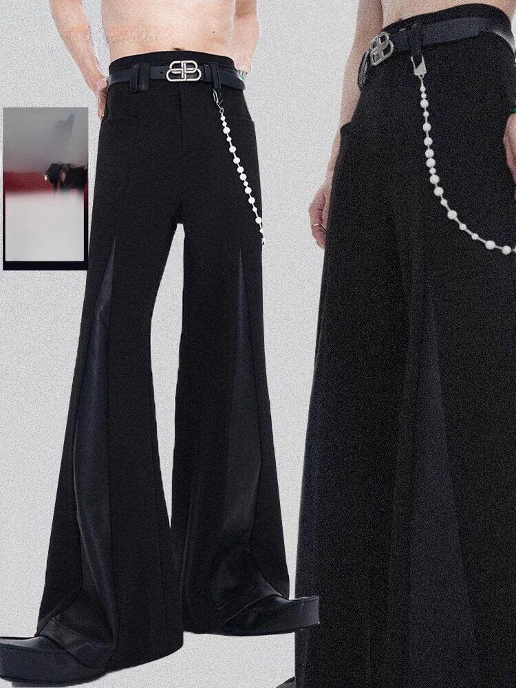 Мужские широкие брюки премиум-класса: летние, струящиеся, в пол, повседневные, в корейском стиле, свободного кроя, с эффектом драпировки
Мужские широкие брюки премиум-класса: летние, струящиеся, в пол, повседневные, в корейском стиле, свободного кроя, с эффектом драпировки