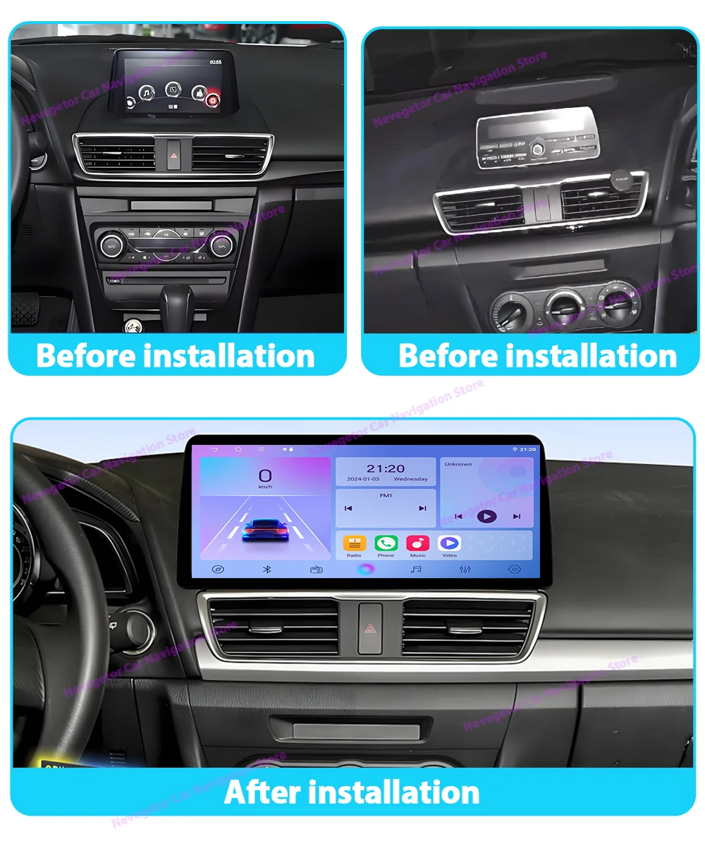 12,3-дюймовый для Mazda 3 Axela BM 2013-2017, Android, автомобильный радиоприемник, мультимедийный видеоплеер, WIFI, GPS-навигация, стерео без 2din DVD
12,3-дюймовый для Mazda 3 Axela BM 2013-2017, Android, автомобильный радиоприемник, мультимедийный видеоплеер, WIFI, GPS-навигация, стерео без 2din DVD